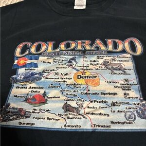 Vintage Colorado Centennial State Graphic T-Shirt